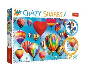 Puslespill - Trefl Puzzle - Crazy Shapes - Colourful balloons (600 pieces) Gulv - TFL11112