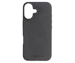 Mobil - Deksel og etui - GreyLime iPhone 16 Biodegradable Cover Black - COIP16S01