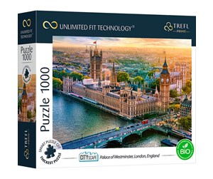 Puslespill - Trefl Puzzle - Unlimited Fit - Palace of Westminster London England (1000 pieces) Gulv - TFL10705