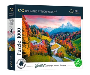 Puslespill - Trefl Puzzle - Unlimited Fit - At the Foot of Alps Bavaria Germany (1000 pieces) Gulv - TFL10703