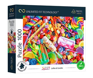 Puslespill - Trefl Puzzle - Unlimited Fit - Lollies & Candies (1000 pieces) Gulv - TFL10701