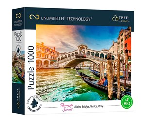 Puslespill - Trefl Puzzle - Unlimited Fit - Rialto Bridge Venice Italy (1000 pieces) Gulv - TFL10692