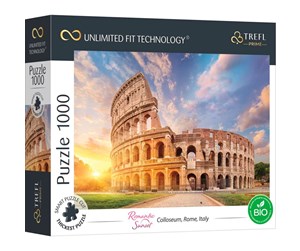 Puslespill - Trefl Puzzle - Unlimited Fit - Colloseum Rome Italy (1000 pieces) Gulv - TFL10691