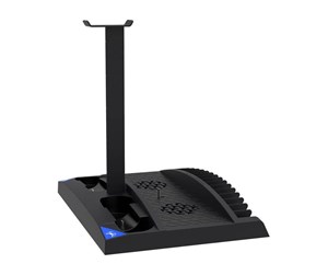 Spill - Tilbehør - PEGA Multifunctional stand for PS5 console PG-P5013B (black) - Accessories for game console - Sony PlayStation 5 - PG-P5013B