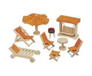 Dukker, Bamser & Utstyr - Goki Garden Set Dollhouse - 51913