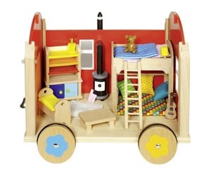 Dukker, Bamser & Utstyr - Goki Dollhouse Caravan - 51814