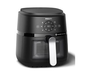 Airfryer - Philips 2000 Series NA221 - hot air fryer - black / silver - NA221/00