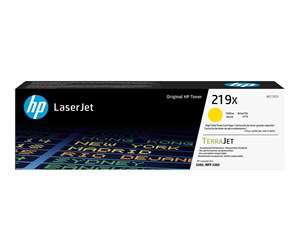 Printertilbehør blekk/toner - HP 219X / W2192X High Capacity Yellow Toner - Laser toner Yellow - W2192X