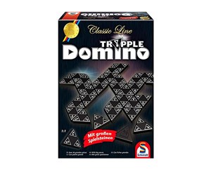 Brettspill & Puslespill - Schmidt Classic Line Tripple Domino (EN) - SCH9287