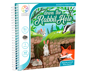 Brettspill & Puslespill - Smart Games Magnetic Travel - Down the Rabbit Hole (Nordic) - SG2208