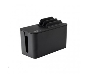 Kabelordner/Kabelstrømpe - Bluelounge Design Bluelounge CableBox mini Station - Black - BLUCBM-BL-02