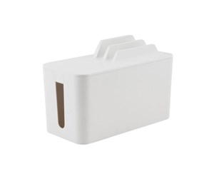 Kabelordner/Kabelstrømpe - Bluelounge Design Bluelounge CableBox mini Station - White - BLUCBM-WH-02