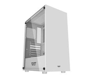 Kabinett - Darkflash DK100 Computer Case (white) - Kabinett - Hvit - DK100 White