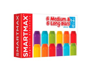 Byggesett - Smart Games SmartMax: XT Set - 6 Short + 6 Long Bars (Nordic) - SG4105