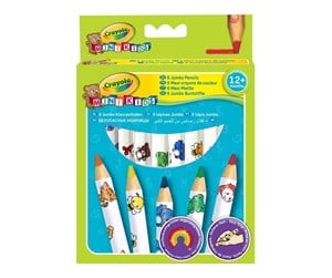 Skrive- & Tegneverktøy - Goliath Crayola: 8 Mini Ks Jumbo Pencils - GO56248