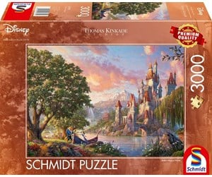 Puslespill - Schmidt Puzzle Thomas Kinkade Studios: Disney Dreams Collections - Belle’s Magical World (3000) - 57372