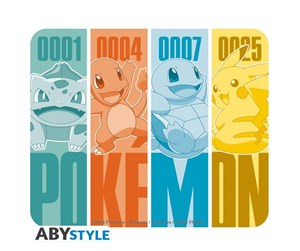 Musematte & Tilbehør  - ABYstyle POKEMON Flexible Mousepad Kanto Starters - ABYACC549