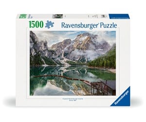 Puslespill - Ravensburger Lake Braies 1500p - 12001211