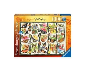 Puslespill - Ravensburger Tropical Butterfly 1000p - 12001084