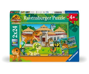 Puslespill - Ravensburger Jurassic World Explorers 2x24p - 12001057