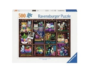 Puslespill - Ravensburger Cubby Cats and Succulents - 12000874