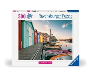 Puslespill - Ravensburger Boathouses In Smogen 500p - 12000847