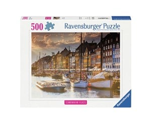 Puslespill - Ravensburger Sunset In Copenhagen 500p - 12000846