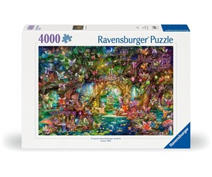 Puslespill - Ravensburger The Hidden World Of Fairies 4000p - 12000810