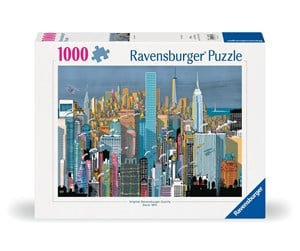 Puslespill - Ravensburger I Am New York 1000p - 12000784