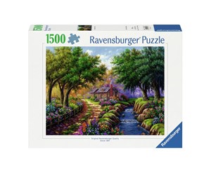 Puslespill - Ravensburger Cottage by the River 1500p - 12000735