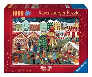 Puslespill - Ravensburger Christmas Market 1000p - 12000729