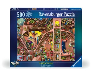 Puslespill - Ravensburger Ludicrous Library 500p - 12000681