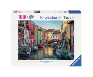 Puslespill - Ravensburger Burano Canal Venice 1000p - 12000623