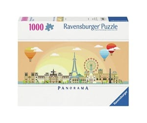 Puslespill - Ravensburger Air Ballon Over Paris 1000p - 12000448