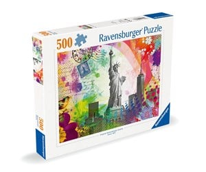 Puslespill - Ravensburger New York Postcard - 12000368