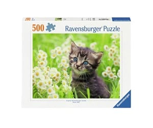 Puslespill - Ravensburger Kitten In The Meadow 500p - 12000367