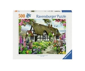 Puslespill - Ravensburger Thatched Cottage 500p - 12000199