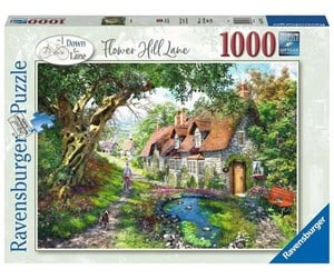 Puslespill - Ravensburger Flower Hill Lane 1000p - 12000131