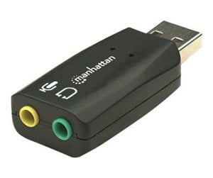 Lydkort - IC INTRACOM Manhattan Sound Adapter USB-A to 3.5mm - 150859