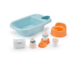 Dukker, Bamser & Utstyr - Ecoiffier Doll Bath with Accessories - 787