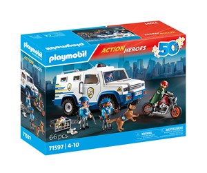 Playmobil - Playmobil Action - Police Money Transporter - 71597