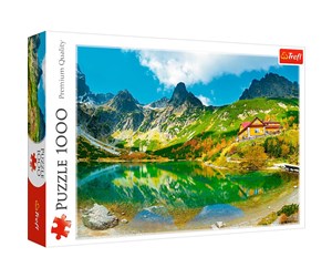 Puslespill - Trefl Puzzle - Shelter over the Green Pond Tatras Slovakia (1000 pieces) Gulv - TFL10606