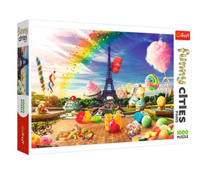 Puslespill - Trefl Puzzle - Funny Cities - Sweet Paris (1000 pieces) Gulv - TFL10597