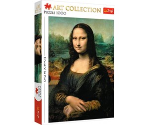 Puslespill - Trefl Puzzle - Art Collection - Mona Lisa (1000 pieces) Gulv - TFL10542