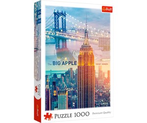 Puslespill - Trefl Puzzle - New York at dawn (1000 pieces) Gulv - TFL10393