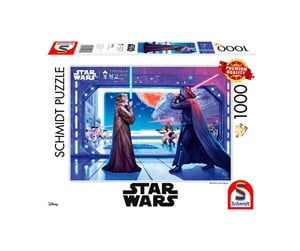 Puslespill - Schmidt Puzzle - Thomas Kinkade: Star Wars - Obi Wans Final Battle (1000 Pieces) Gulv - SCH9953