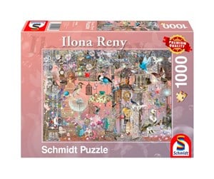 Puslespill - Schmidt Puzzle - Pink beauty (1000 pieces) Gulv - SCH9946