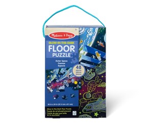 Puslespill - Melissa & Doug Puzzle - Outer Space Glow-in-the-Dark 48 pcs Gulv - 31010