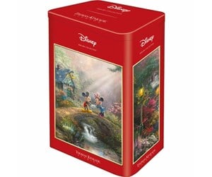 Puslespill - Schmidt Puzzle Tin - Thomas Kinkade: Disney - Mickey & Minnie (500 Pieces) Gulv - SCH9928