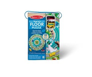 Puslespill - Melissa & Doug Puzzle - Round the Shore Tracks 48 pcs Gulv - 31008